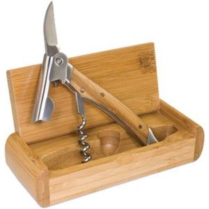 sacacorchos de bambu